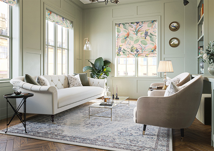 Parrot, Peach Ice - Roman Blind - Image 6